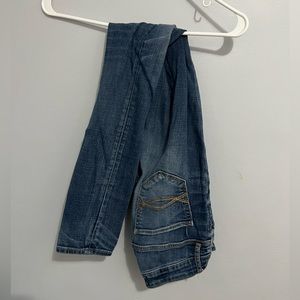 Dark wash jeans from Abercrombie and Fitch